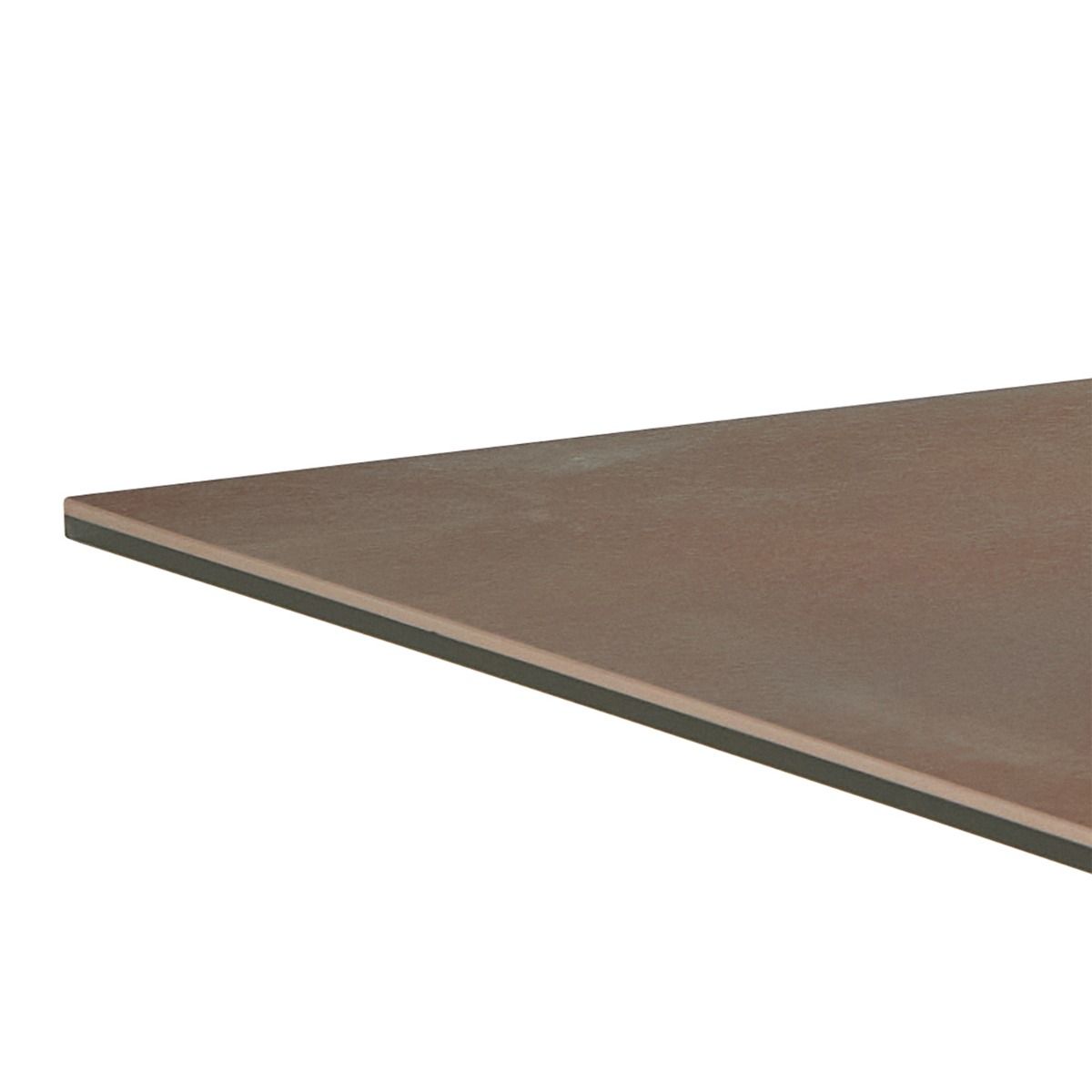 Heaven Dining Table with Ceramic Rusty Brown Top 135x75.5cm