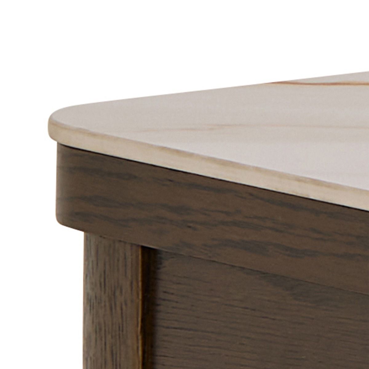 Southampton Console Table 1 Drawer in Cream Ceramic