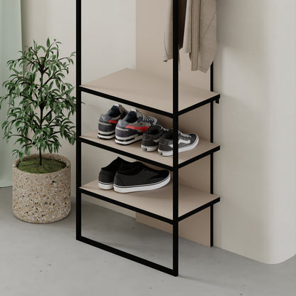 Modern Archy Hall Stand Coat Rack with Shoe Storage