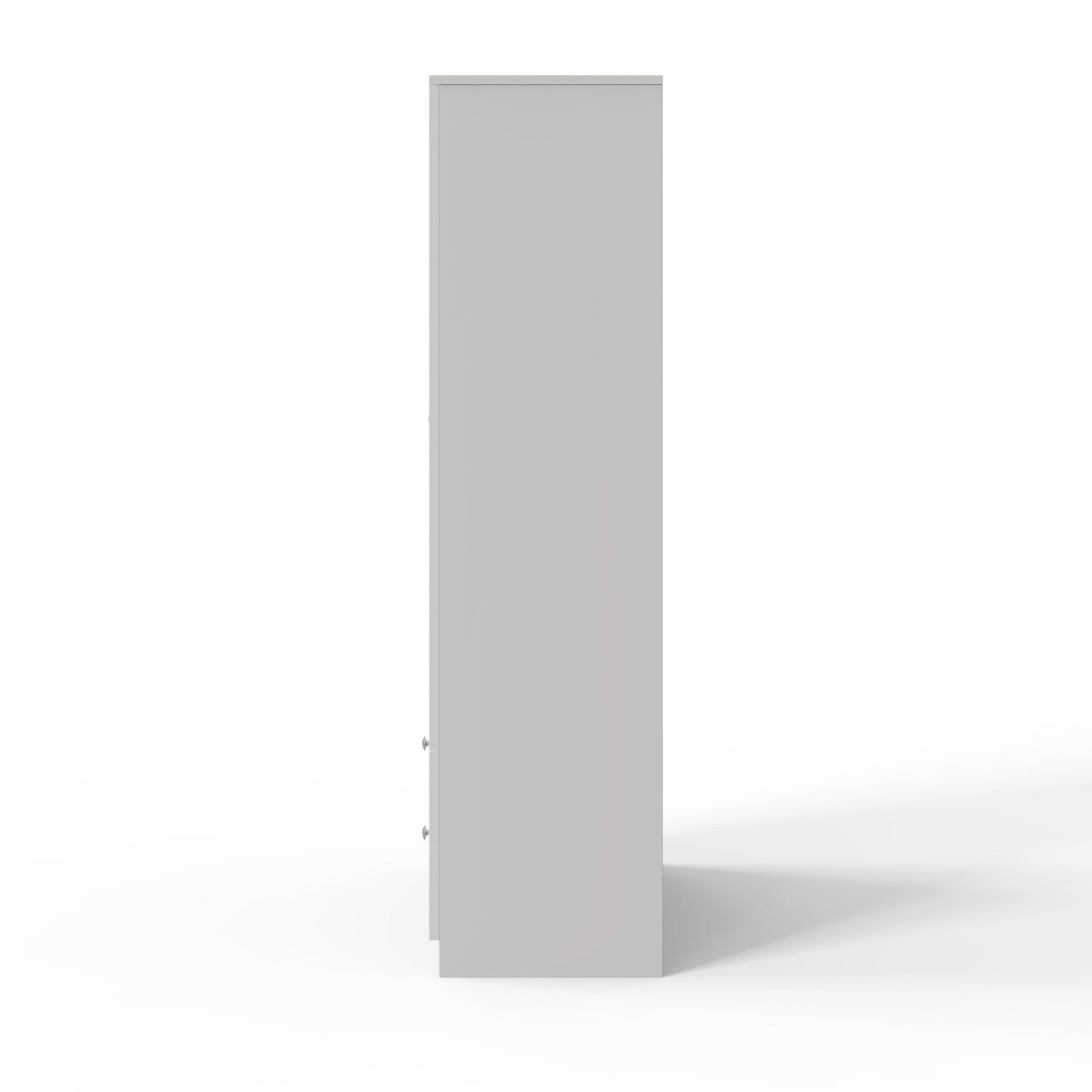 FWStyle Artus Shaker 2 Door 2 Drawer Wardrobe – Matt White