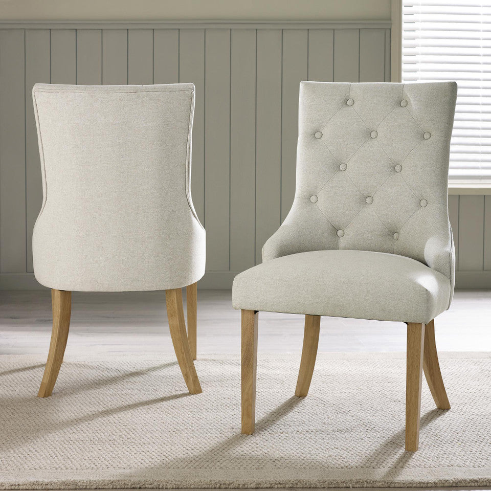 Padstow Cream Wooden Extending Dining Table & 4 Belgravia Chairs