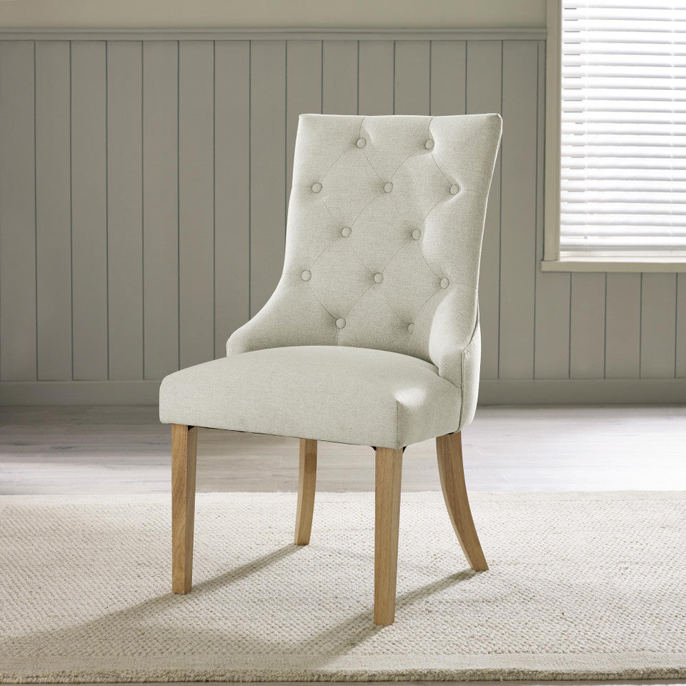 Padstow Cream Wooden Extending Dining Table & 4 Belgravia Chairs
