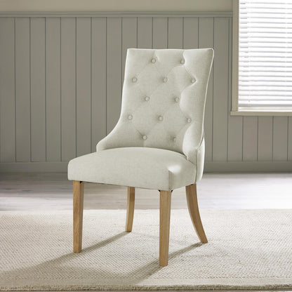Padstow Cream Wooden Extending Dining Table & 4 Belgravia Chairs