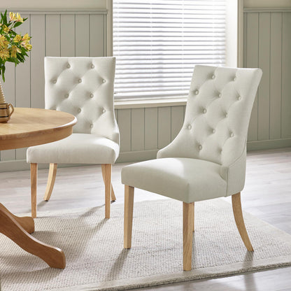 Padstow Cream Wooden Extending Dining Table & 4 Belgravia Chairs