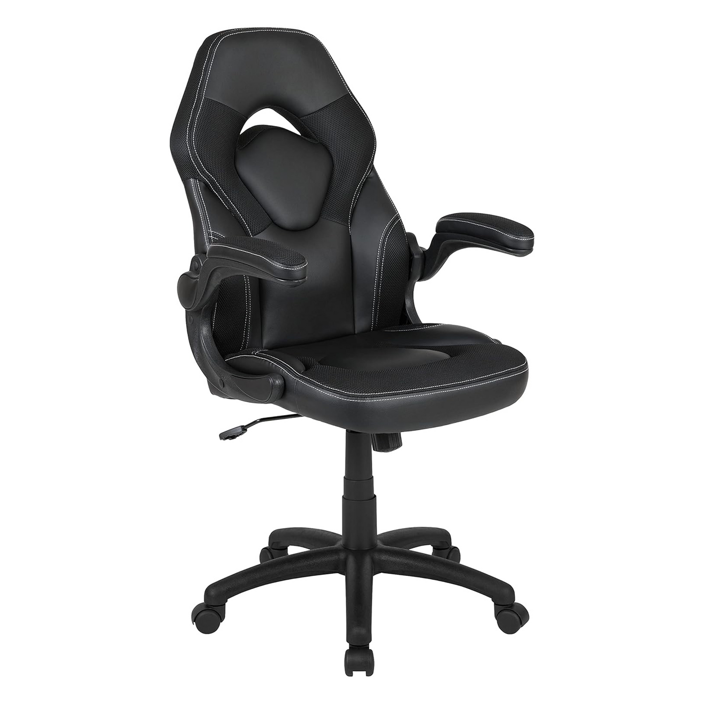 X10 Black Faux Leather Racer Style Gaming Office Chair