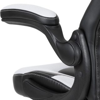 X10 Black & White Faux Leather Gaming Office Chair