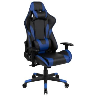 X20 Black & Blue Faux Leather Gaming Office Chair