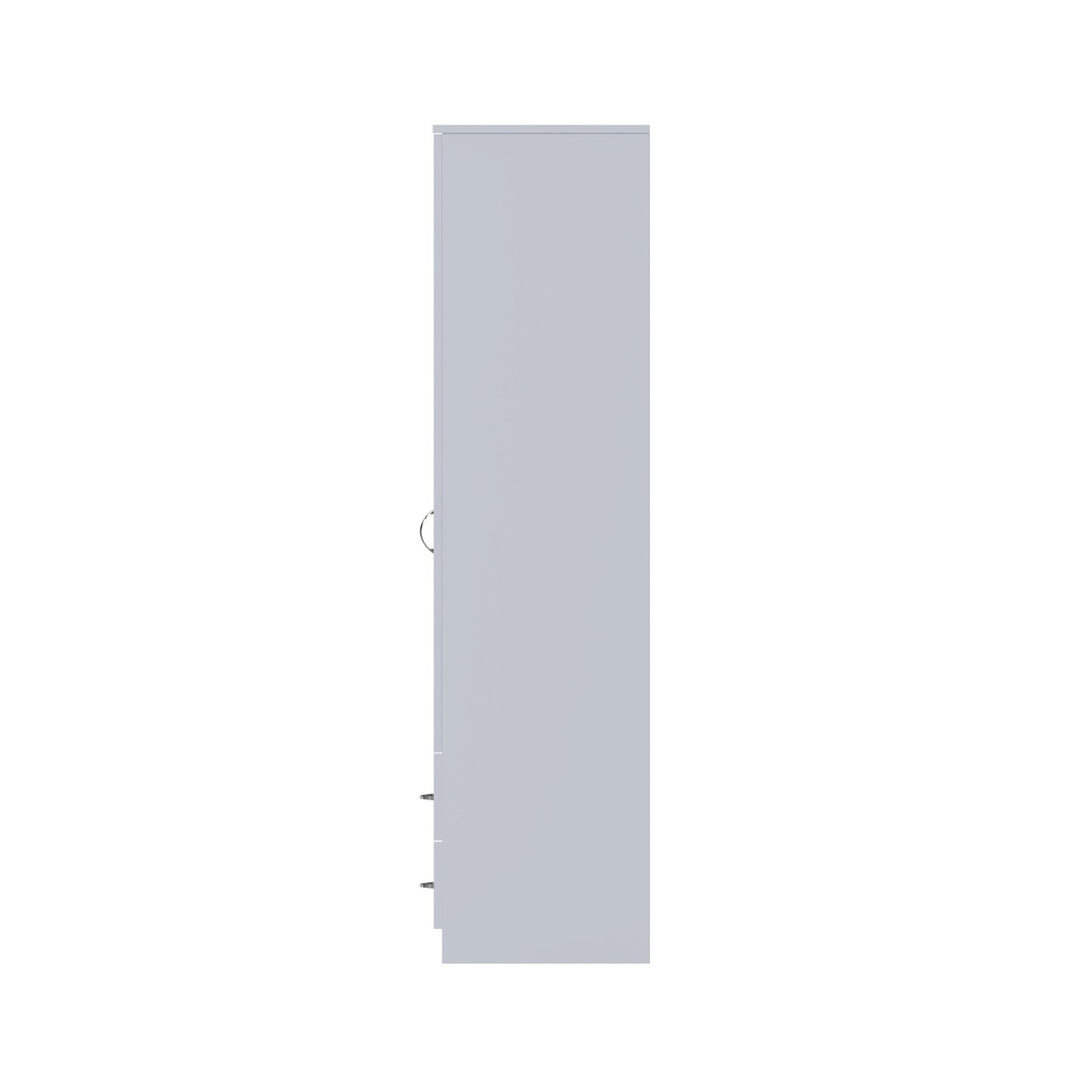 FWStyle Chilton 2 Door Wardrobe – Grey Gloss Front