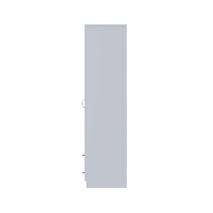 FWStyle Chilton 2 Door Wardrobe – Grey Gloss Front