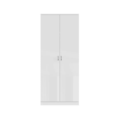 FWStyle Chilton 2 Door Wardrobe – White Gloss Front