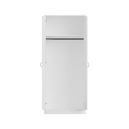 FWStyle Chilton 2 Door Wardrobe – White Gloss Front