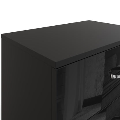 Chilton Black Gloss 3 Piece Bedroom Furniture Set