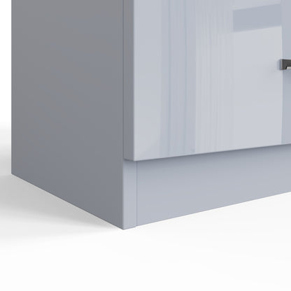 Chilton 8 Drawer Chest of Drawers – Grey Gloss Front