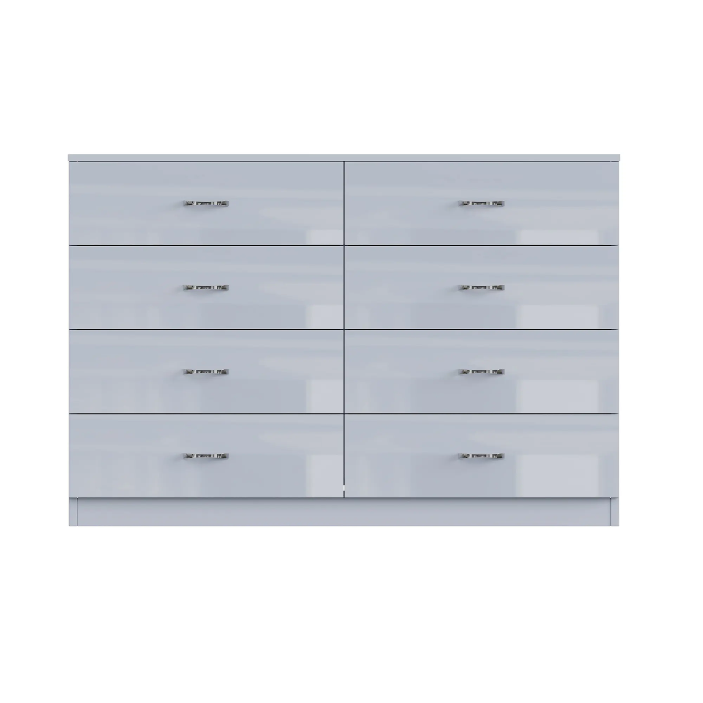Chilton 8 Drawer Chest of Drawers – Grey Gloss Front