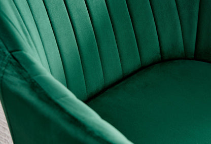 Palma White Marble Effect Round Dining Table & 4 Calla Silver Leg Chairs