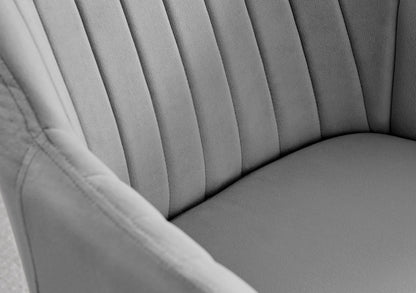 Carson White Marble Effect Dining Table & 4 Calla Black Leg Chairs