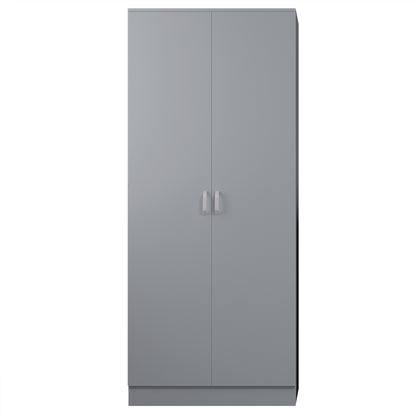 FWStyle Tunis 2 Door Wardrobe – Matt Grey Finish