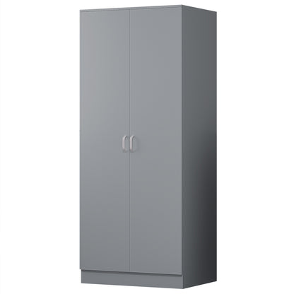 FWStyle Tunis 2 Door Wardrobe – Matt Grey Finish