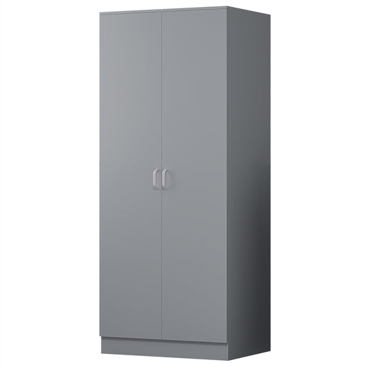FWStyle Tunis 2 Door Wardrobe – Matt Grey Finish
