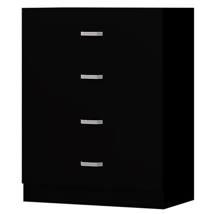 FWStyle Tunis 4-Drawer Chest – Matt Black