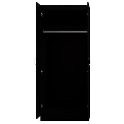 FWStyle Tunis 2 Door Wardrobe – Matt Black Finish