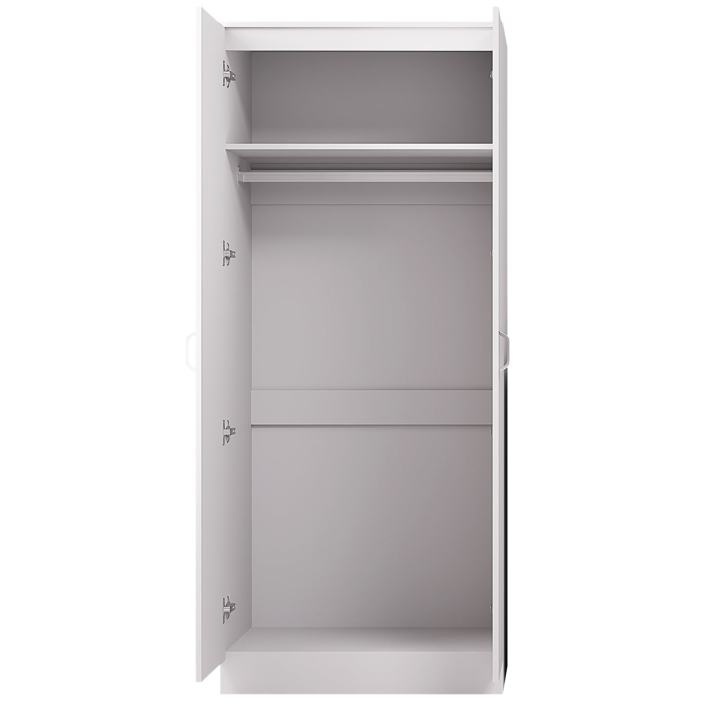 FWStyle Tunis 2 Door Wardrobe – Matt White Finish