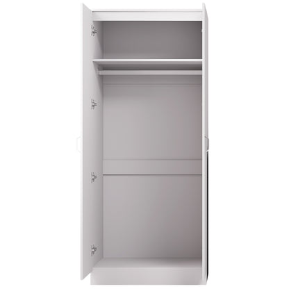 FWStyle Tunis 2 Door Wardrobe – Matt White Finish