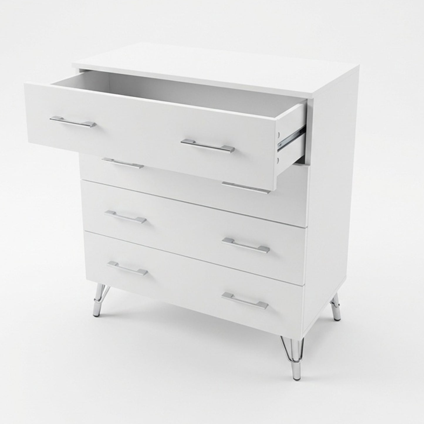Maldon 4-Drawer Chest of Drawers – White