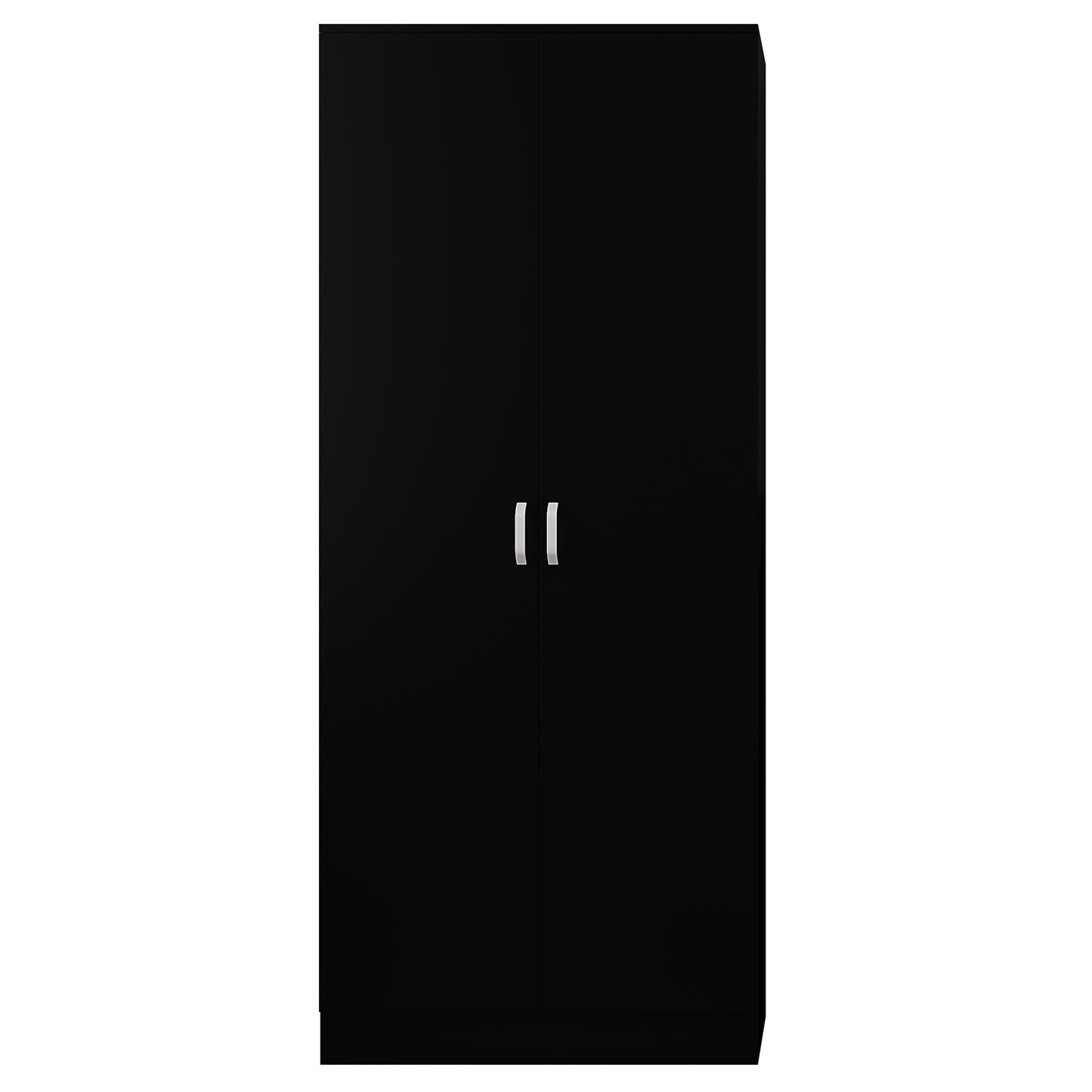 FWStyle Tunis 2 Door Wardrobe – Matt Black Finish