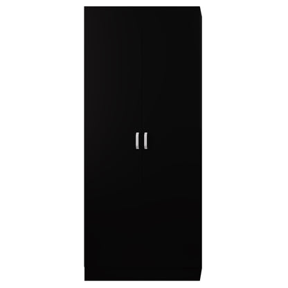 FWStyle Tunis 2 Door Wardrobe – Matt Black Finish