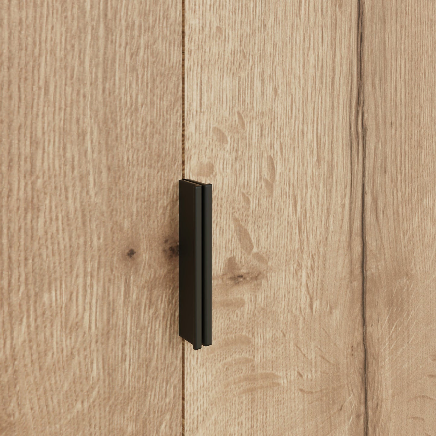 FWStyle Fisso 2 Door Wardrobe – Cracked Oak Finish