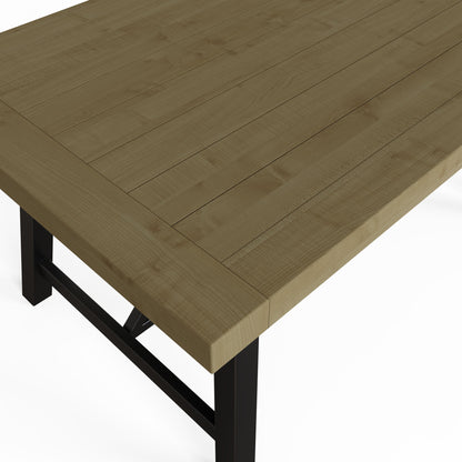 Lowry 1.6m Dining Table – Driftwood Lacquered Solid Reclaimed Pine