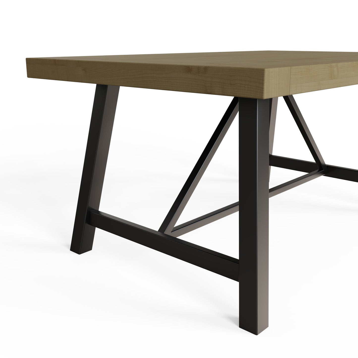 Lowry 1.6m Dining Table – Driftwood Lacquered Solid Reclaimed Pine