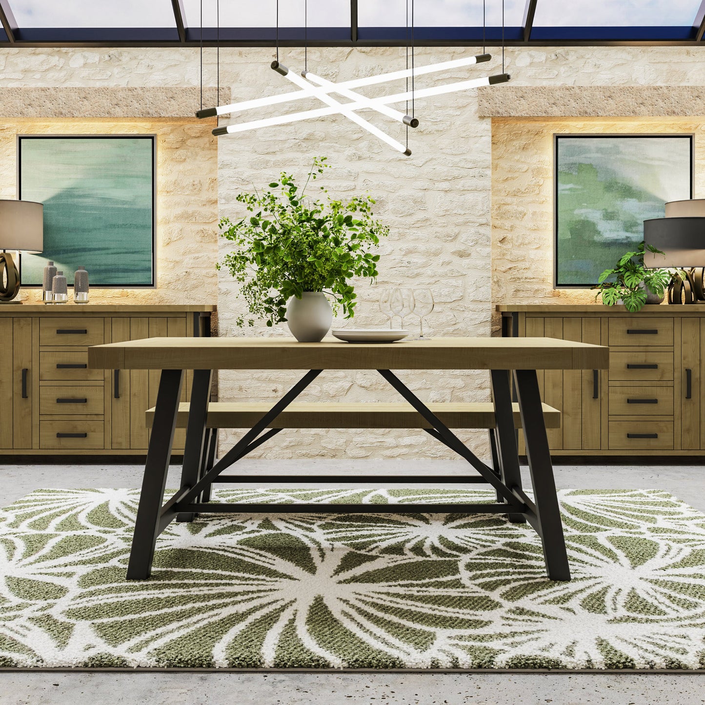 Lowry 1.6m Dining Table – Driftwood Lacquered Solid Reclaimed Pine