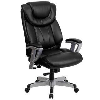 Black Faux Leather High Back Executive Office Chair