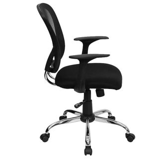 Black Mesh Back Ergonomic Office Chair with Armrests