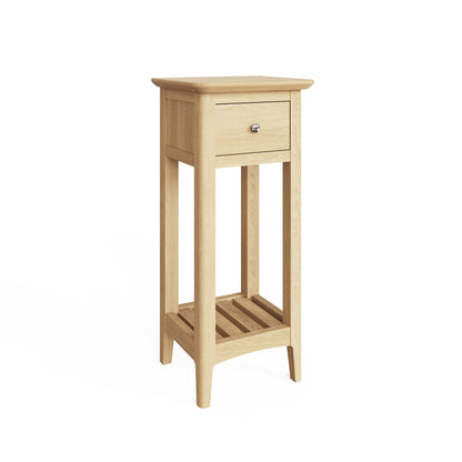 Hudson Ash 1 Drawer Telephone Table – Scandi Side Table