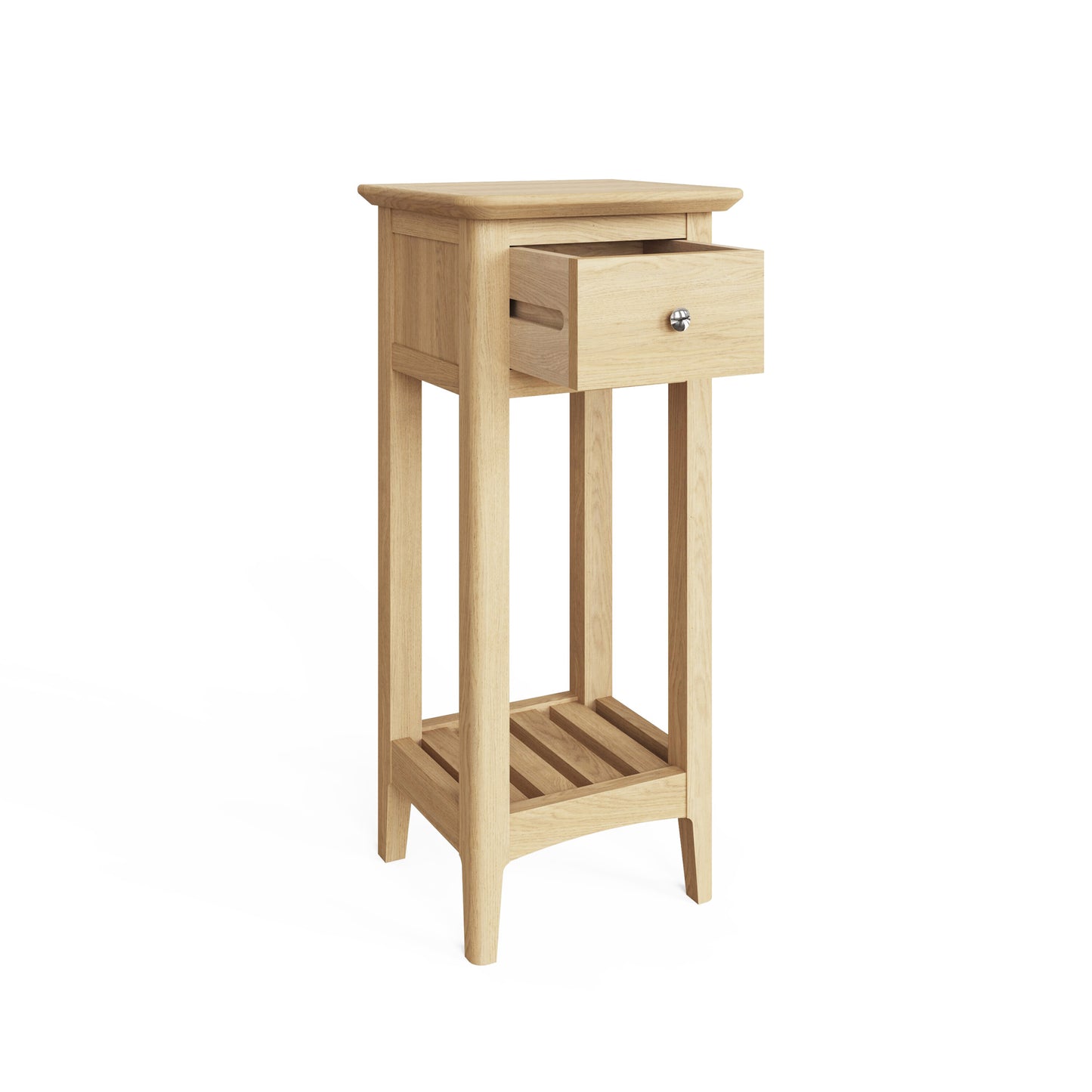 Hudson Ash 1 Drawer Telephone Table – Scandi Side Table