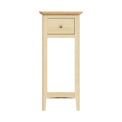 Hudson Ash 1 Drawer Telephone Table – Scandi Side Table