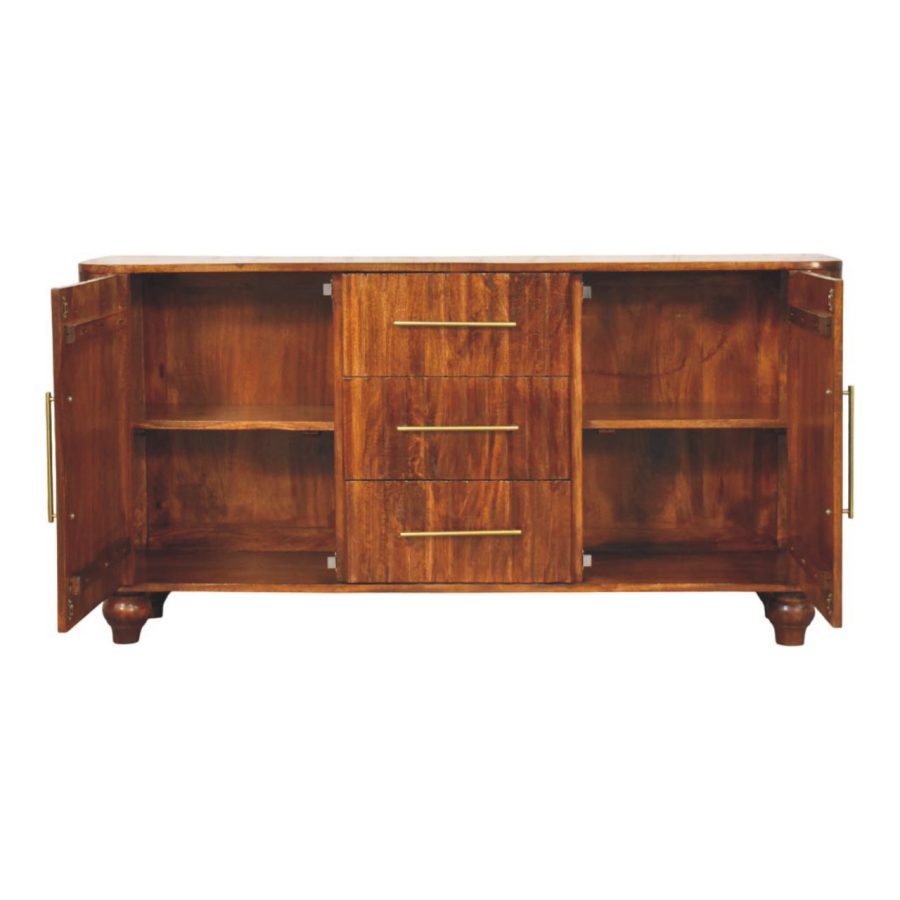 Chestnut Curve Sideboard