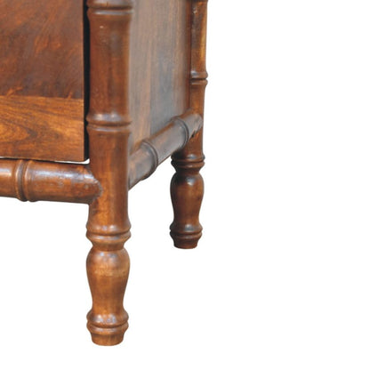 Bamboo Framed Bedside Table