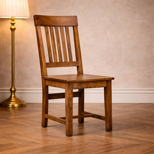 Slatted Back Dining Chair