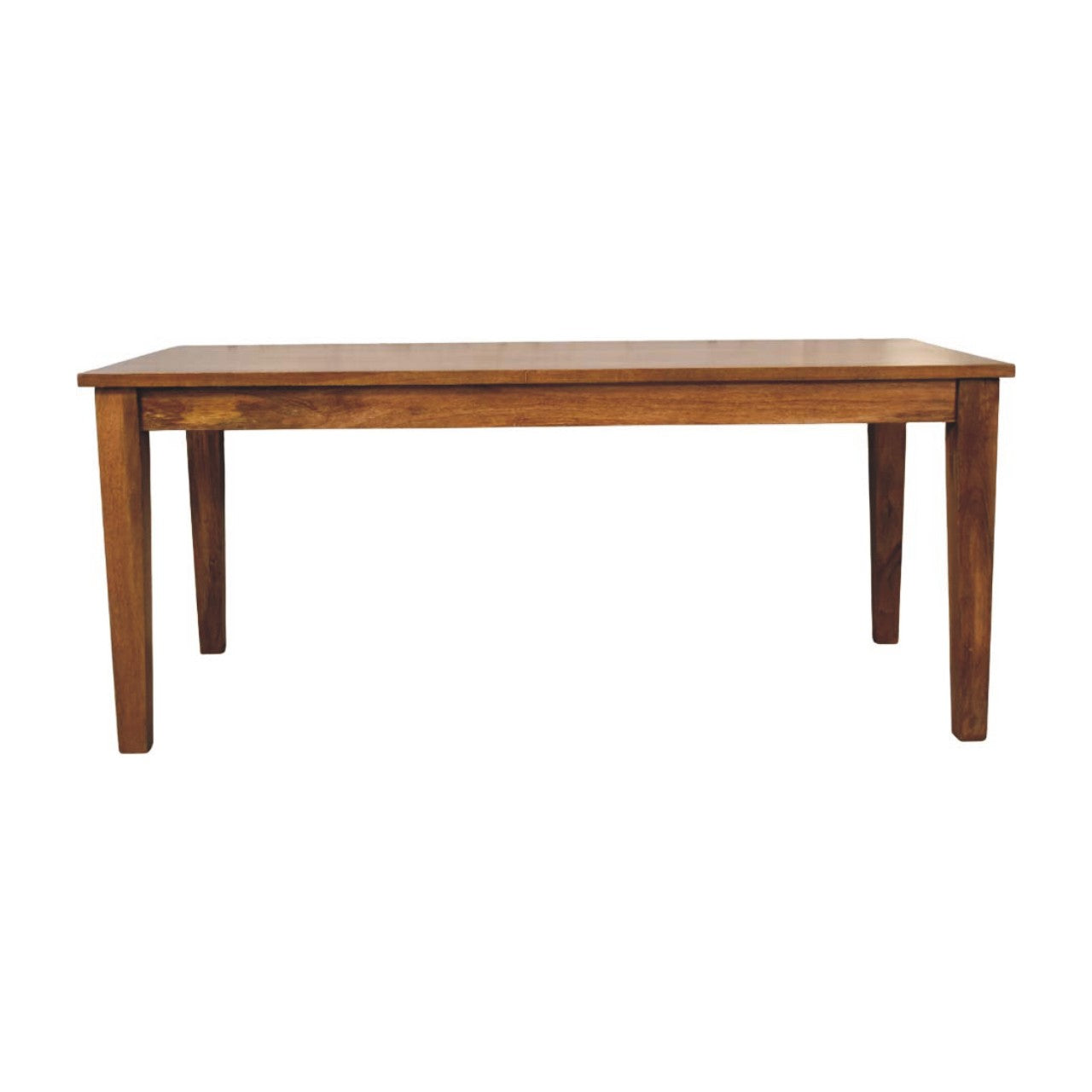 Classic Golden Teak Solid Wood Artisan Dining Table