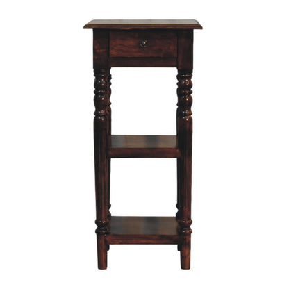 Tall Turned Leg Side Table