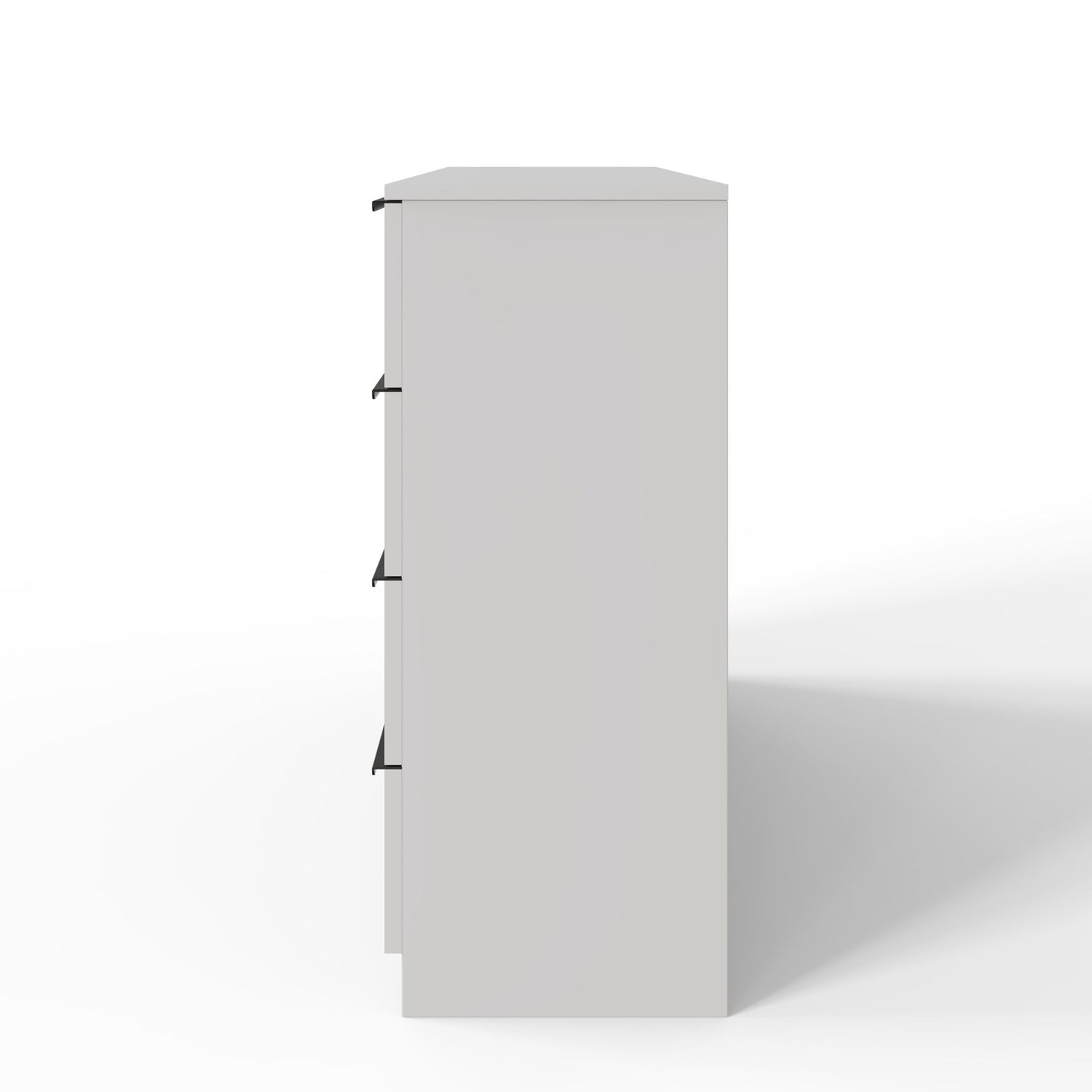 Lania Ripple Ridged 8 Drawer Chest of Drawers – Matt White