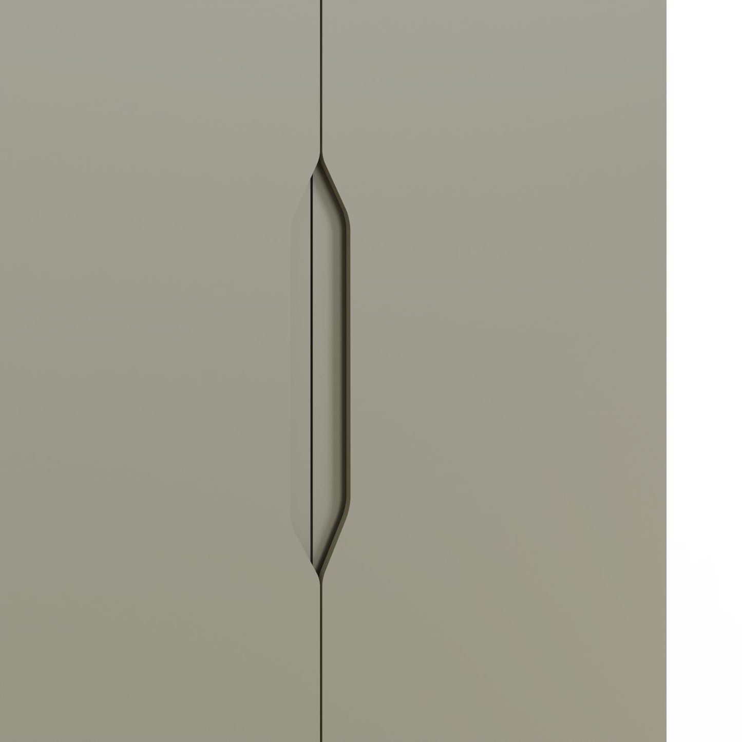 FWStyle Luno 2 Door Double Wardrobe – Ash Green