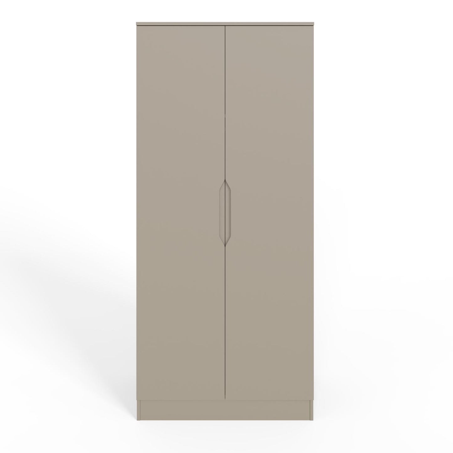 FWStyle Luno 2 Door Double Wardrobe – Putty