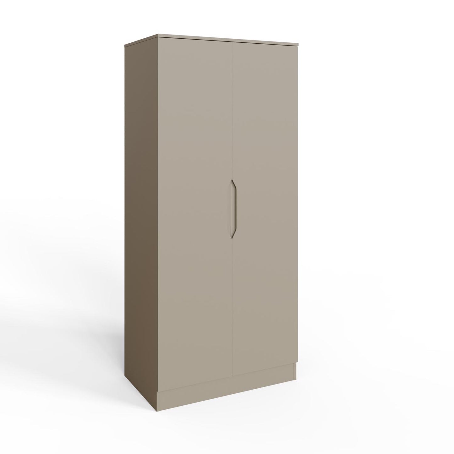 FWStyle Luno 2 Door Double Wardrobe – Putty