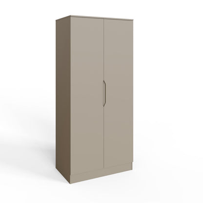 FWStyle Luno 2 Door Double Wardrobe – Putty