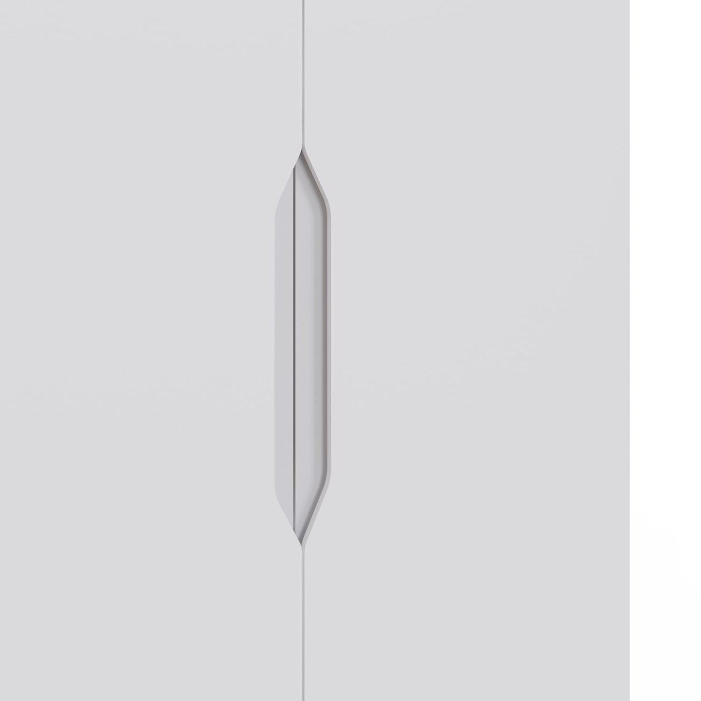 FWStyle Luno 2 Door Double Wardrobe – White